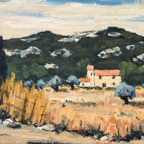 Painting, Mas de Provence, Michel Terrapon