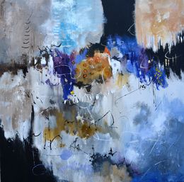Painting, Healing blues, Pol Ledent