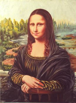 Painting, Mona Lisa obsession, Ana Maria Kis