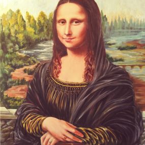 Painting, Mona Lisa obsession, Ana Maria Kis