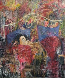 Gemälde, La Dormeuse, Sara Manglano