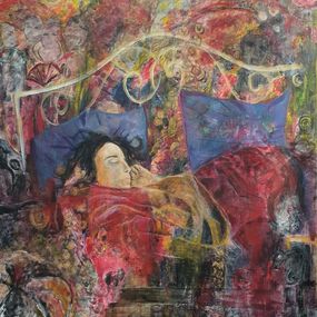 Peinture, La Dormeuse, Sara Manglano