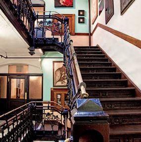 Photography, Hotel Chelsea, New York. Main Stair Well, Victoria Cohen