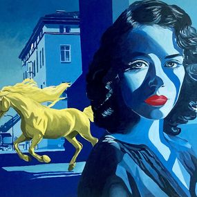 Gemälde, Blue, Fabio Purino