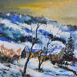 Painting, Winter 7724, Pol Ledent