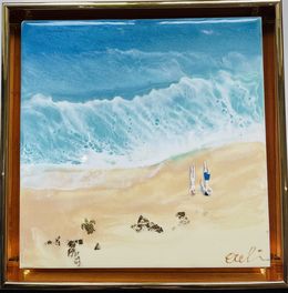 Peinture, La plage, Aurélie Lafourcade Painter