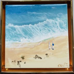 Peinture, La plage, Aurélie Lafourcade Painter