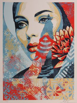 Print, One Earth (color), Shepard Fairey (Obey)