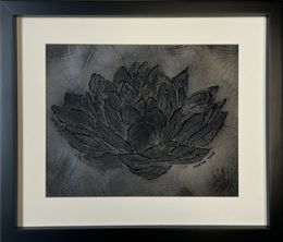 Painting, Black water lily, Irena Tone