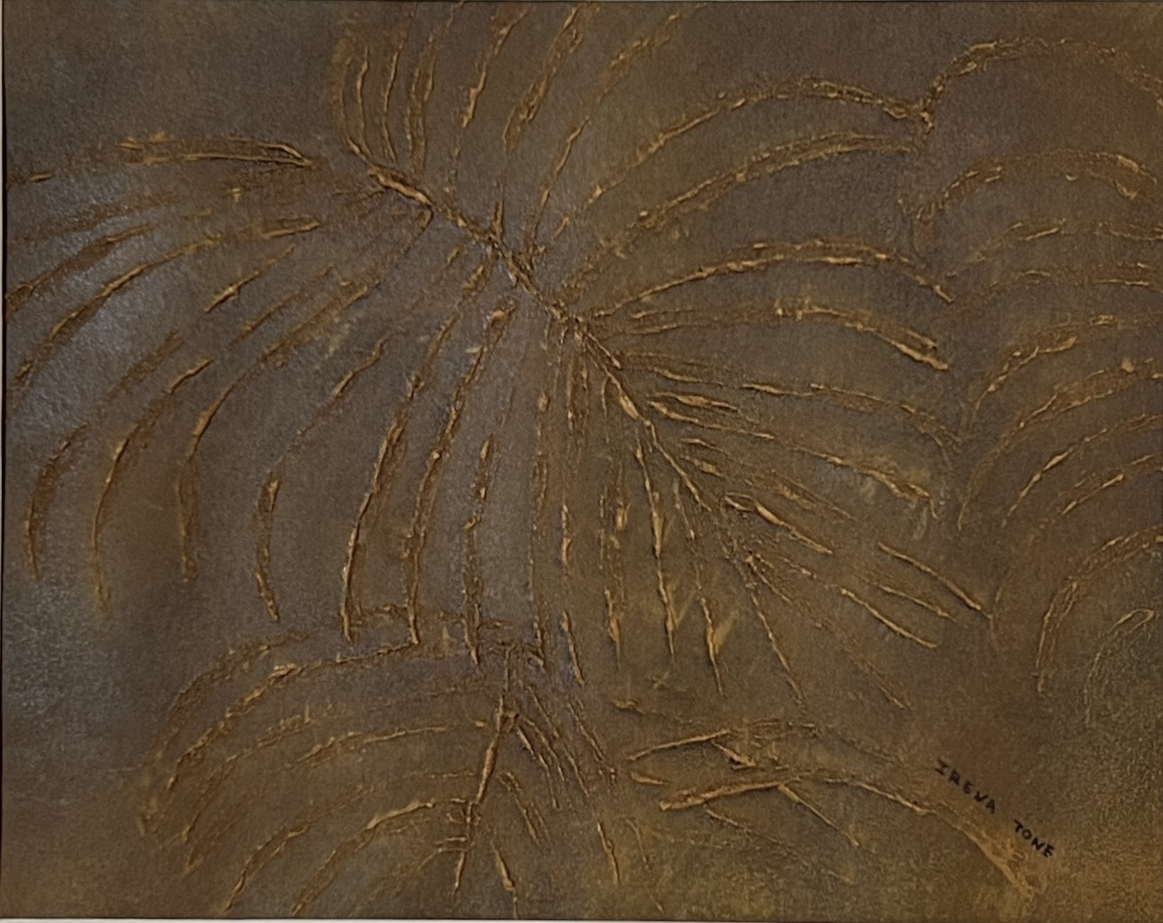 Irena Tone, Brown tropical leaves Irena Tone, Brown tropical leaves