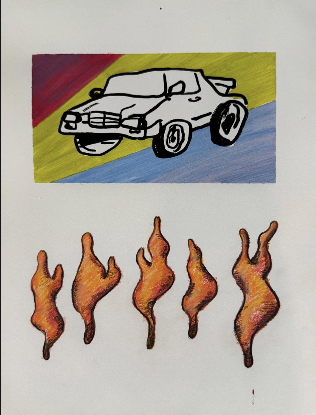 Spencer Harris, Car Flames Spencer Harris, Car Flames