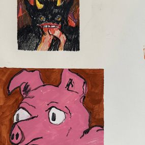 Dibujo, Devil Pig, Spencer Harris
