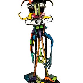 Escultura, Dali Joue Au Cow-Boy, Michadu