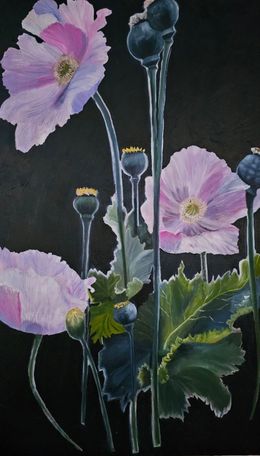 Gemälde, Flowers of hope, Tetiana Adamovich