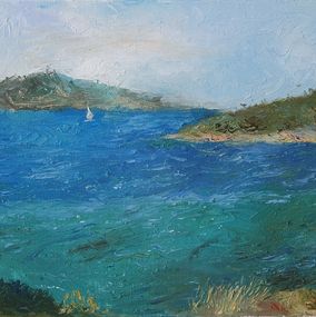 Painting, Sea etude, Galya Popova