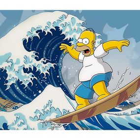 Drucke, Kanagawa wave - Homer EA, Ske