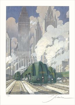 Print, La Type 12 - New-York, François Schuiten