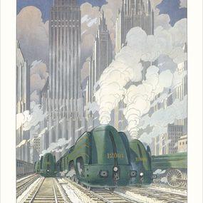 Print, La Type 12 - New-York, François Schuiten