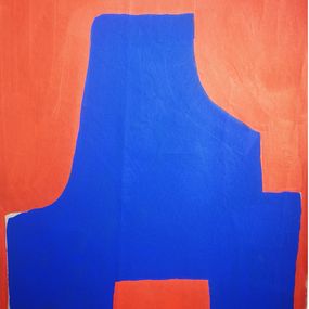 Gemälde, Orange bleue, Alice Maier