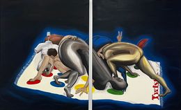 Painting, Twister, Sarah Guiraudon