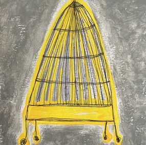 Gemälde, Cage / Sans titre, Meteo Meteo