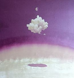 Painting, Chiaro di luna - Nube Lenta, Ugo Vistosi