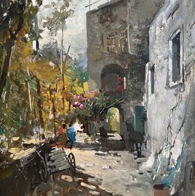 Gemälde, Casa Al Sole, Capri, Felice Giordano
