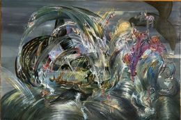 Gemälde, Jonah in the belly of the whale, Elena Chulkova