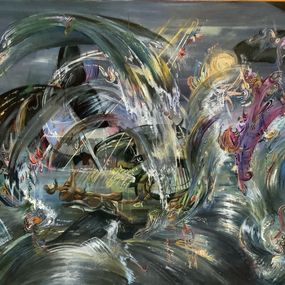 Peinture, Jonah in the belly of the whale, Elena Chulkova