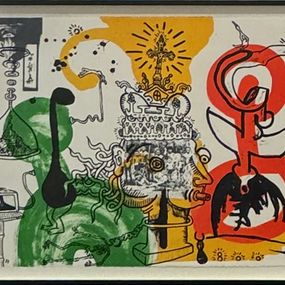Print, The King, Keith Haring