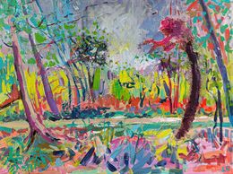 Painting, Symphonie arborelle, Linda Clerget