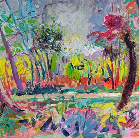 Painting, Symphonie arborelle, Linda Clerget