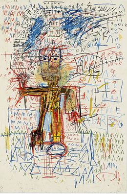Drucke, Untitled IV (from The Figure portfolio), Jean-Michel Basquiat