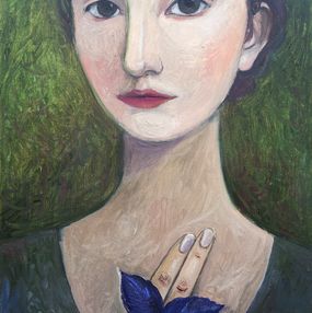 Pintura, Blue basilikum, Galya Popova