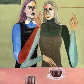 Painting, Coffee Secret, Roxana Khonkulova