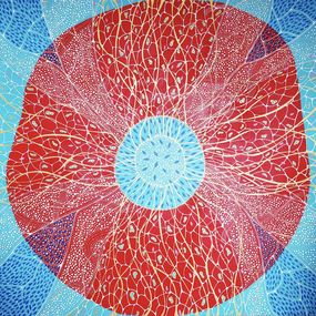 Peinture, Soul flower -Red&Blue-, SAKI OTSUKA