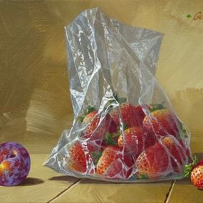 Painting, Strawberries filled, Michael Gorban