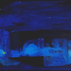 Painting, Night, Mikheil Arbolishvili