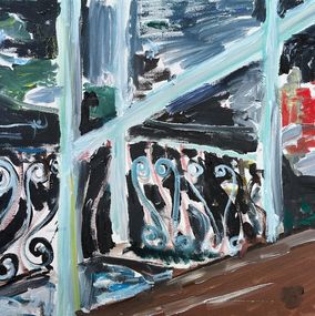 Painting, Stairs, Kamsar Ohanyan