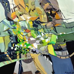 Painting, Green jungle, Pol Ledent