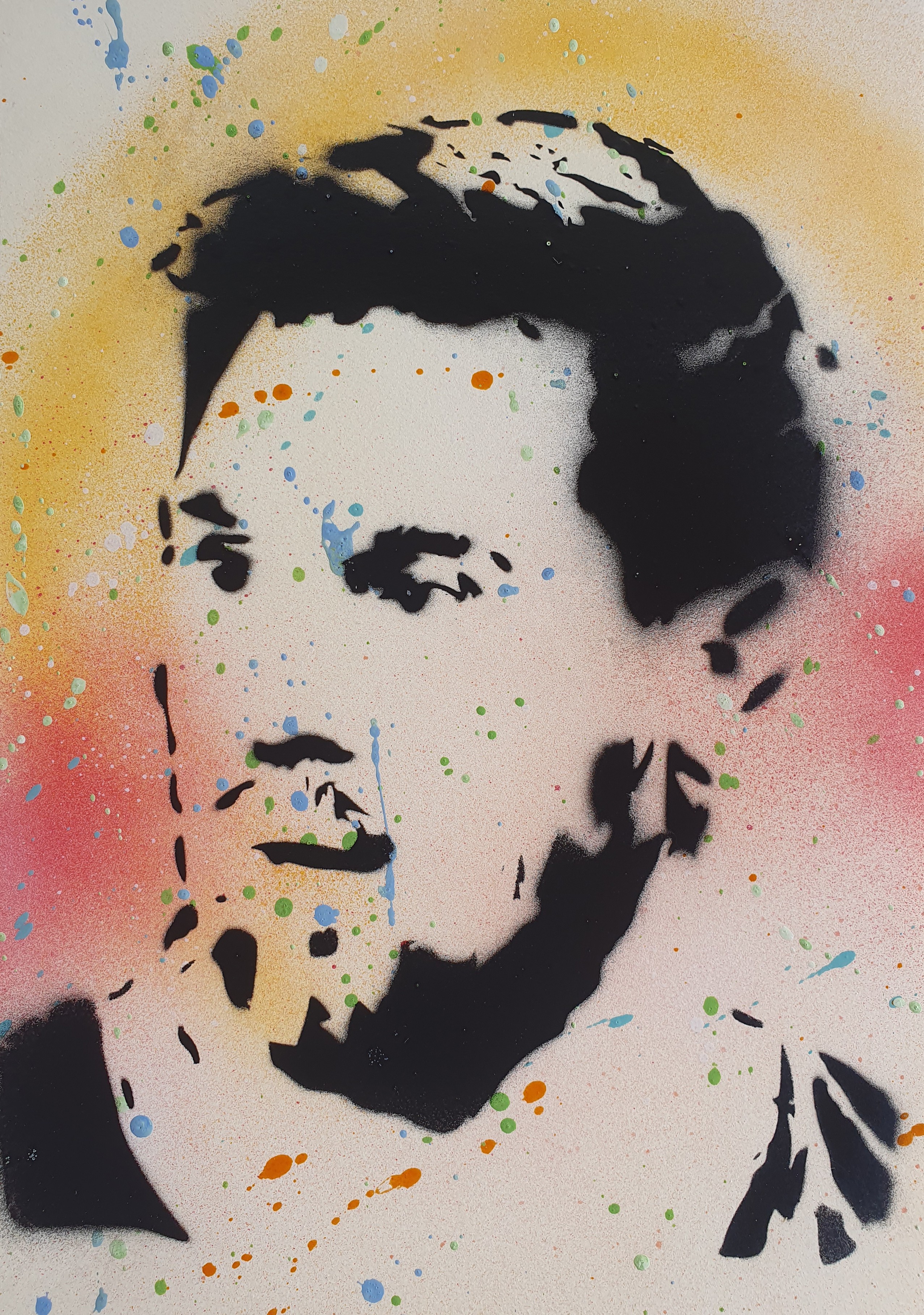 Spaco, Lionel Messi Pochoir Spaco, Lionel Messi Pochoir