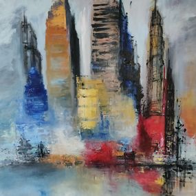 Gemälde, Big city, Marie Line Robert