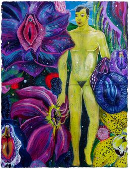 Painting, Adam's Garden, Niki Singleton