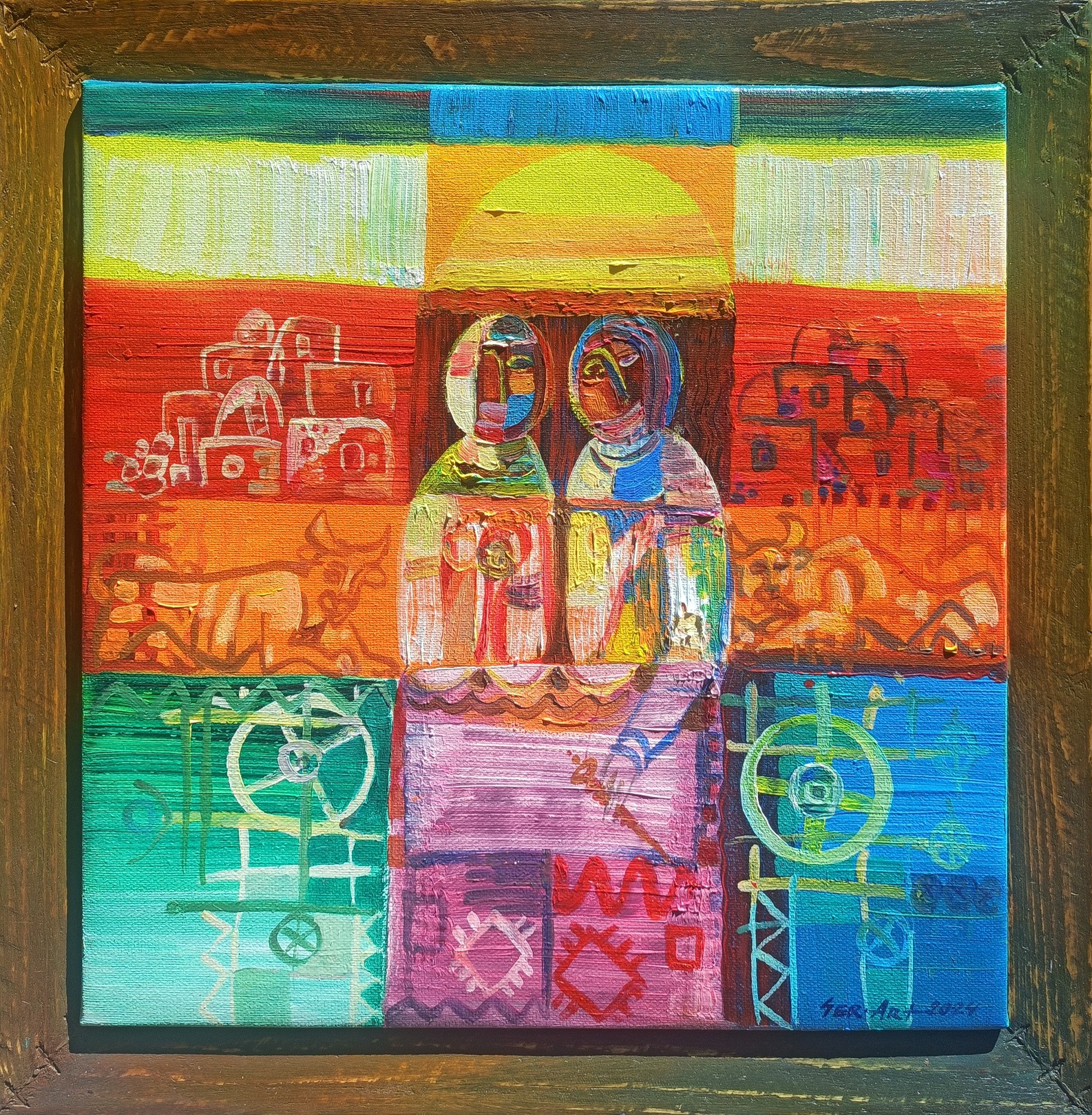 Seyran Gasparyan, Sunset in the Village Seyran Gasparyan, Sunset in the Village