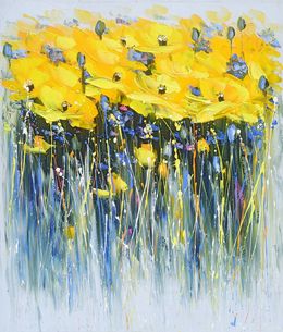 Painting, Golden Meadow, Marieta Martirosyan