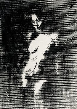 Gemälde, Nude papier bulle, Christophe Ruiz