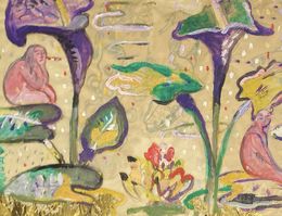 Gemälde, Purple Spring, Alice de Miramon