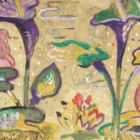 Painting, Purple Spring, Alice de Miramon