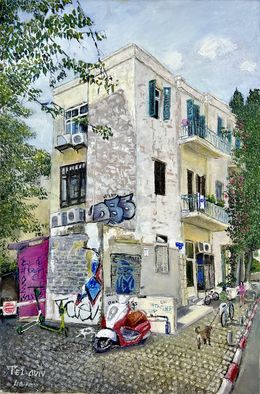Painting, Tel Aviv, Helena Liberman