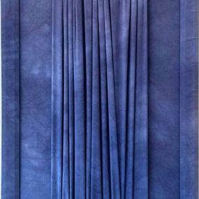 Escultura, Drapé bleu - Série Séchoir, Léa Dedieu